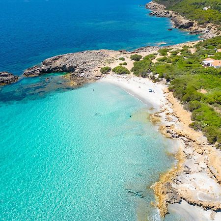 Rustico Porto Pino 30 Mt Dalla Spiaggia Extérieur photo