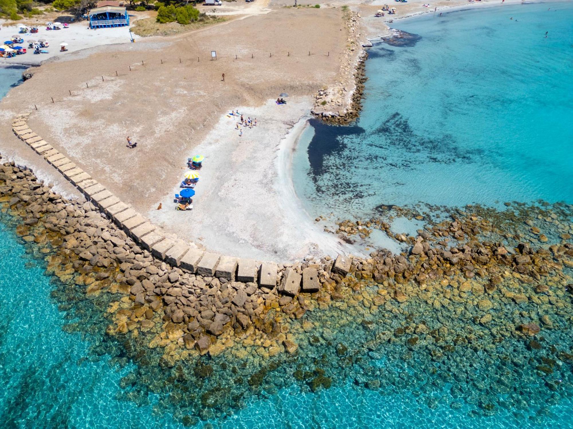 Rustico Porto Pino 30 Mt Dalla Spiaggia Extérieur photo